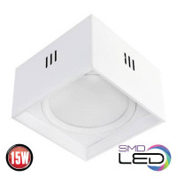 Накладной светильник LED 15W HOROZ SANDRA-SQ15 4200K квадрат